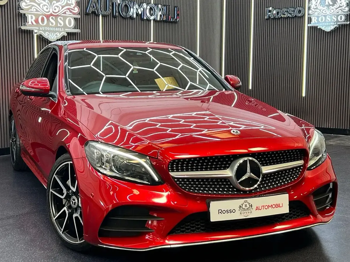 Used Mercedes C220 Sport Edition 2020 Red Sedan