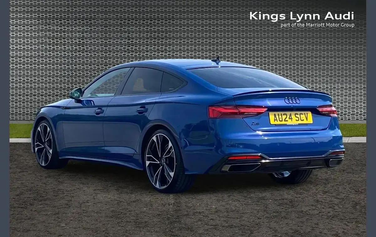 Used Audi A5 Black Edition 161 HP (118 kW) 2024 Blue Hatchback