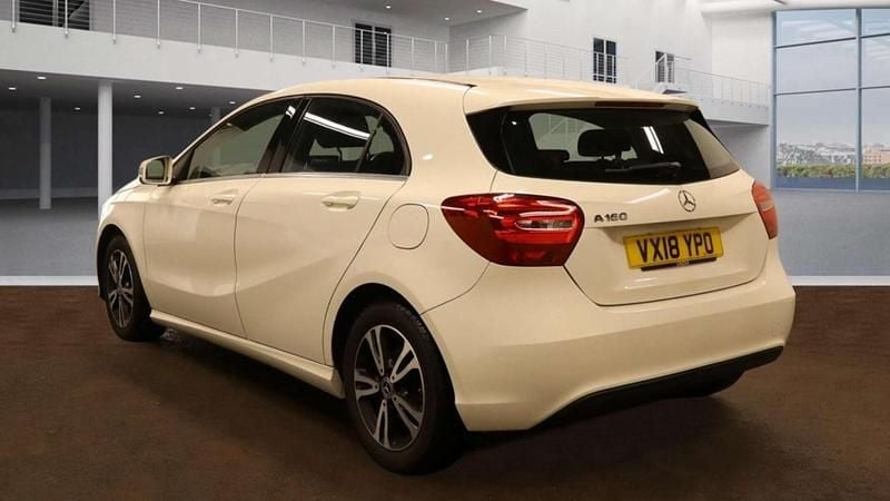 Used Mercedes A160 SE 102 HP (75 kW) 2018 White Hatchback