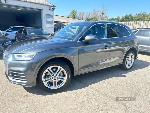 Grey Used 2017 Audi Q5 S-Line SUV | £17,495 (Fair price) - Image 1/4