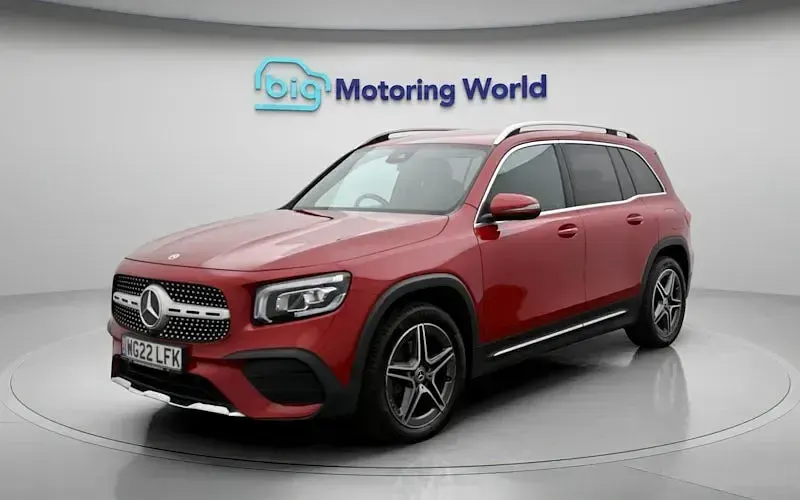 Used Mercedes GLB200 AMG line 163 HP (119 kW) 2022 Red SUV