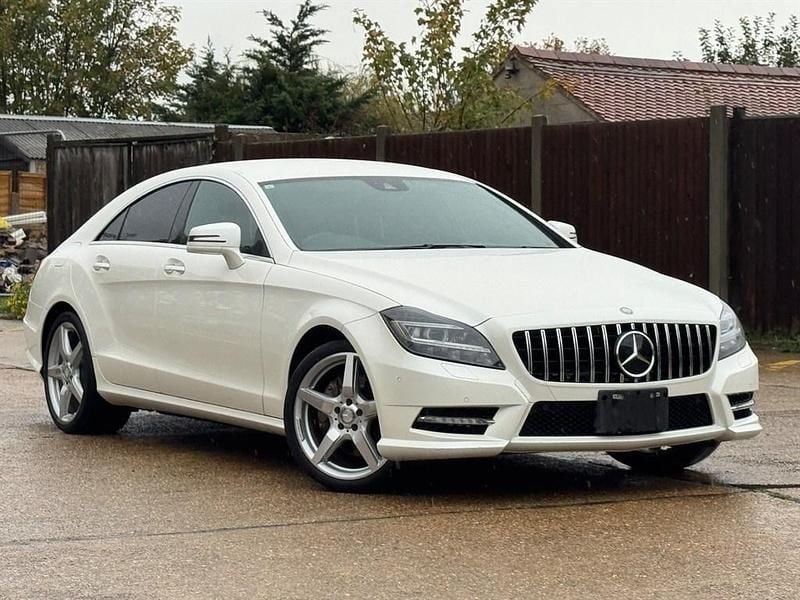 White Used 2013 Mercedes CLS350 AMG Sedan | £13,995 (Fair price) - Image 1/4