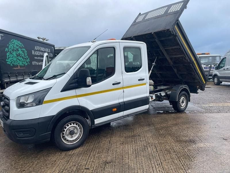 Used Ford Transit 130 HP (95 kW) 2019 White Cabriolet