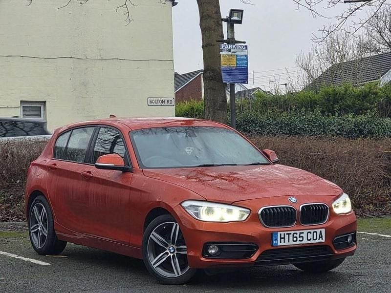 Used BMW 116 Sport Line 2016 Orange Hatchback
