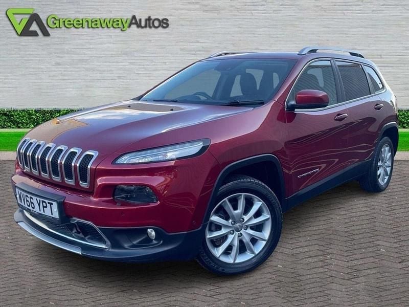 Red Used 2016 Jeep Cherokee Limited SUV | £9,991 (Fair price) - Image 1/4