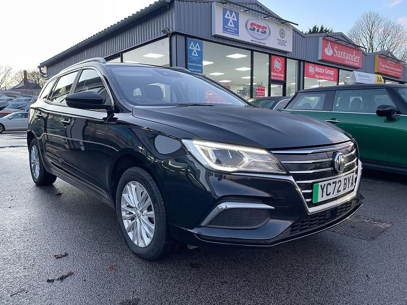 Black Used 2022 MG MG5 EV Exclusive Estate | £9,348 (Fair price) - Image 1/4