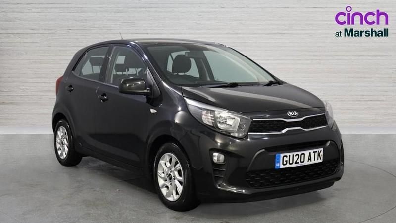 Used Kia Picanto 83 HP (61 kW) 2020 Black Hatchback