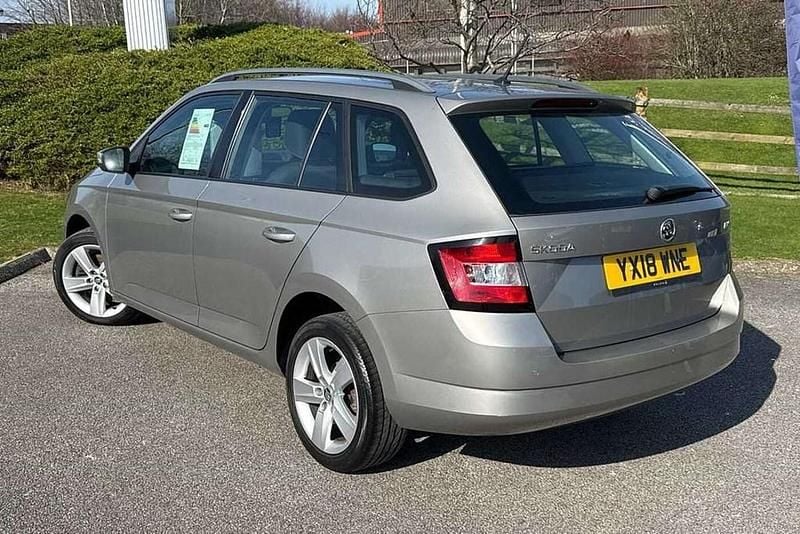 Used Skoda Fabia SE L 108 HP (79 kW) 2018 Cappuccino beige metallic Estate