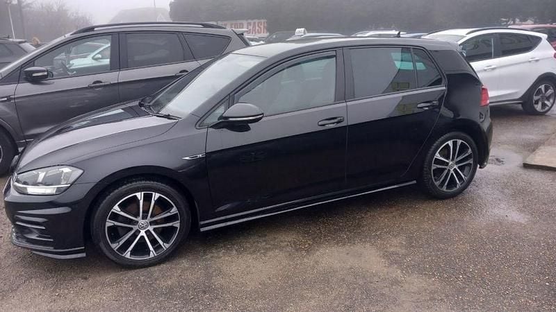 Used VW Golf VII R-line 150 HP (110 kW) 2018 Black Hatchback
