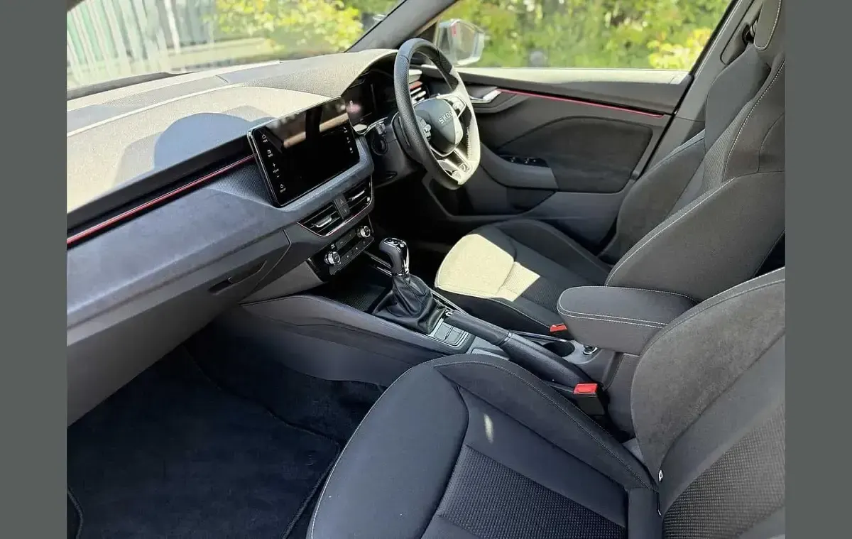 Used Skoda Kamiq Design Edition 115 HP (84 kW) 2026 Graphite grey metallic black magic pearl effect SUV