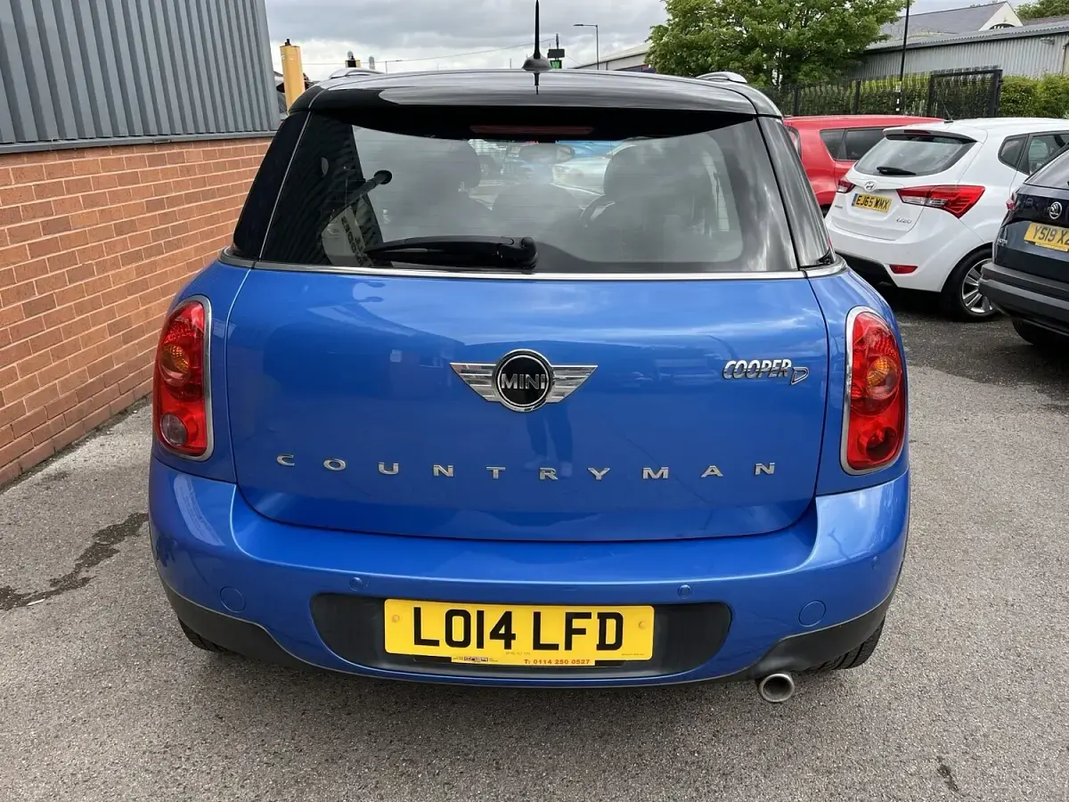 Used Mini Cooper D 112 HP (82 kW) 2014 Blue Hatchback
