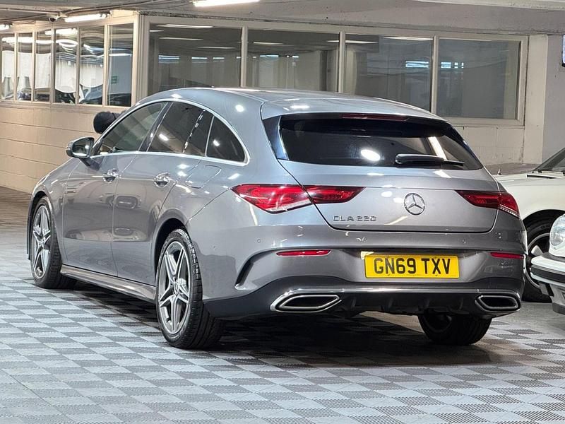 Used Mercedes CLA220 Shooting Brake AMG line 2019 Grey Estate
