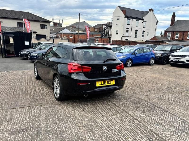 Used BMW 116 Sport Line 2016 Black Hatchback