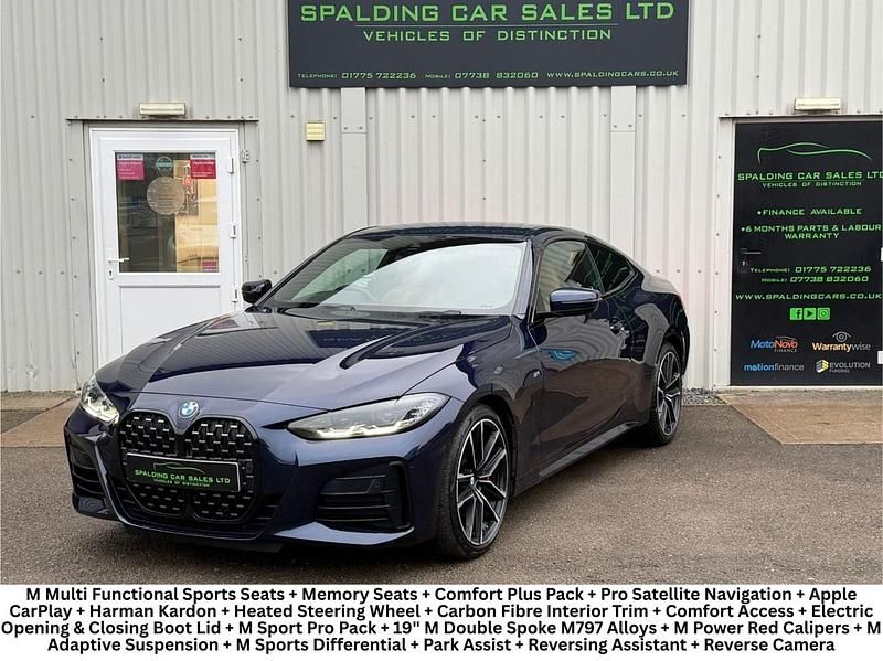 Blue Used 2021 BMW M440 M Sport Sedan | £33,990 (Good price) - Image 1/3