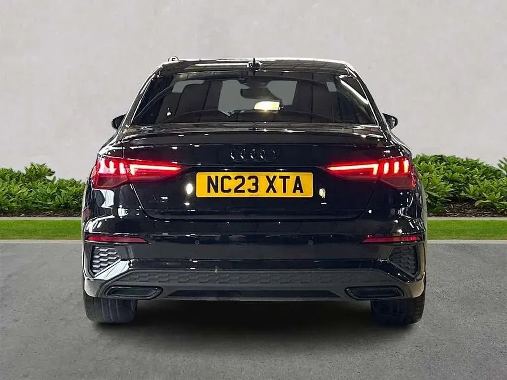 Used Audi A3 Black Edition 150 HP (110 kW) 2023 Black Sedan
