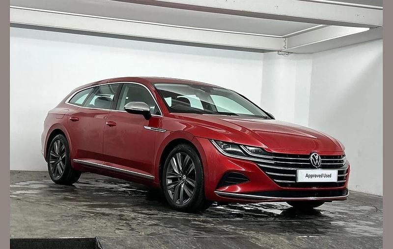 Red Used 2021 VW Arteon Elegance Estate | £20,495 (Good price) - Image 1/4