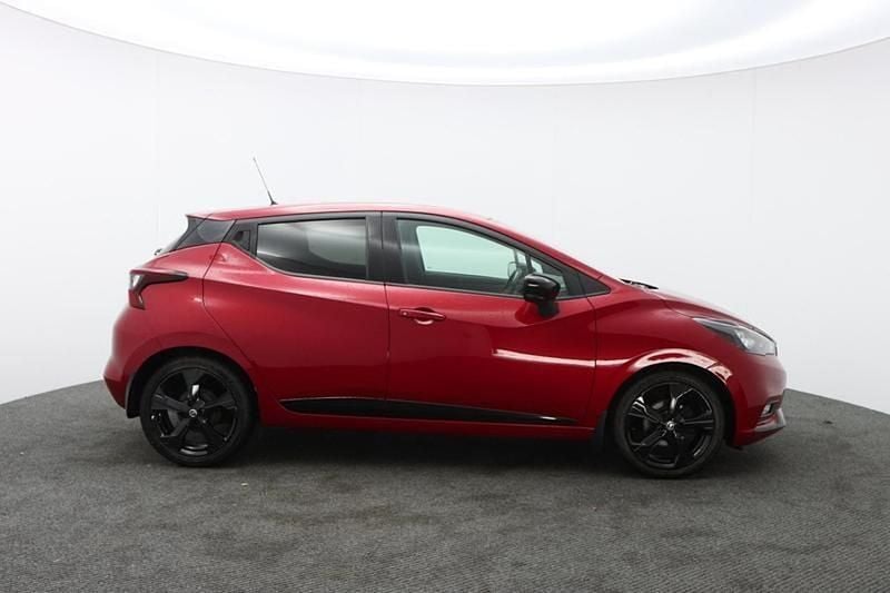 Red Used 2022 Nissan Micra S Hatchback | £13,499 (Fair price) - Image 1/4