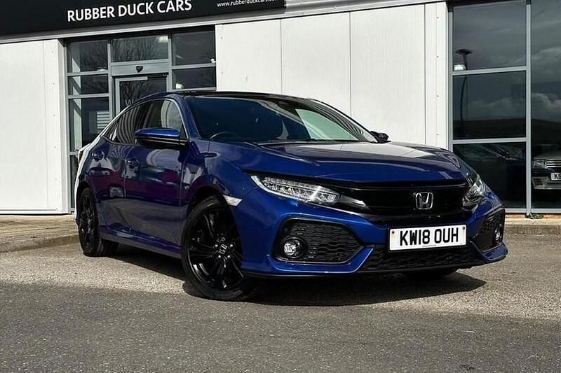 Used Honda Civic EX 129 HP (94 kW) 2018 Blue Hatchback