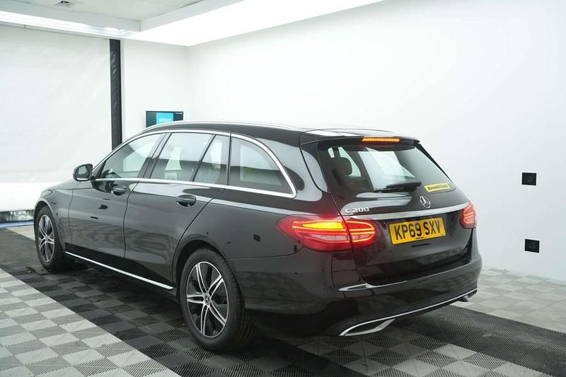 Used Mercedes C200 Premium 2019 Black Estate
