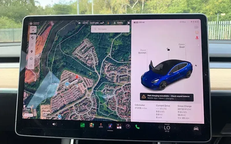 Used Tesla Model 3 Performance 334 kW (455 HP) 2020 Blue Sedan