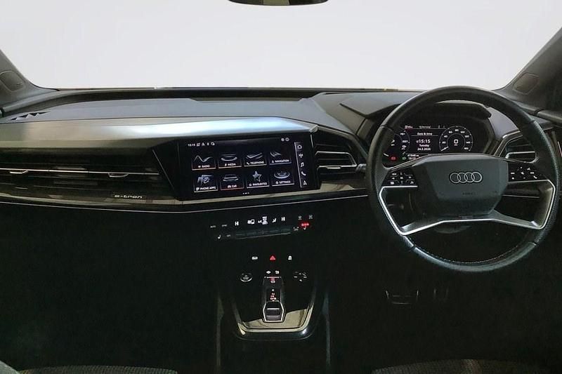 Used Audi Q4 e-tron S-Line 150 kW (204 HP) 2022 Black SUV