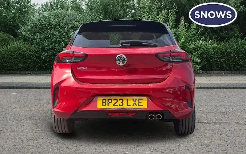 Used Vauxhall Corsa Ultimate 131 HP (96 kW) 2023 Red Hatchback