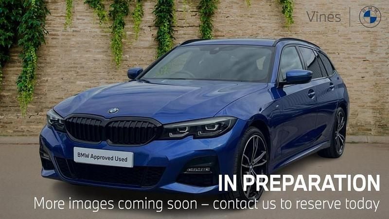 Used BMW 330e M Sport 288 HP (211 kW) 2021 Blue Estate