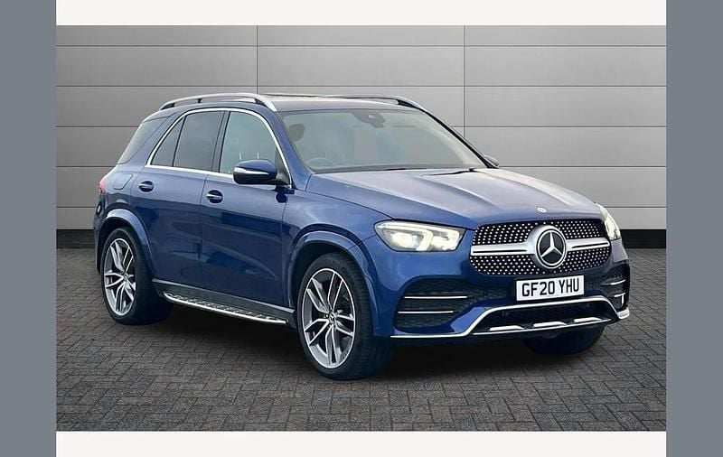 Used Mercedes GLE450 AMG AMG line 362 HP (266 kW) 2020 Blue SUV