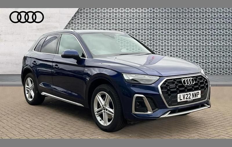 Used Audi Q5 S-Line 265 HP (194 kW) 2022 Blue SUV
