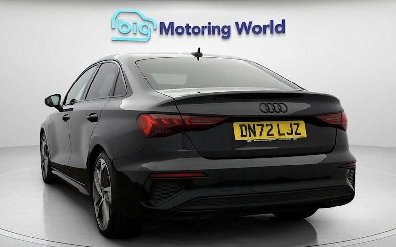 Used Audi A3 S-Line 150 HP (110 kW) 2022 Black Sedan