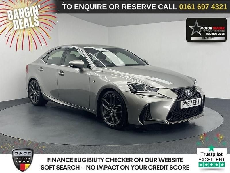 Silver Used 2017 Lexus IS300h Sport Line Sedan | £15,440 (A bit pricey) - Image 1/3