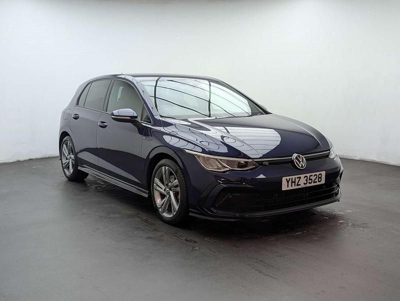 Used VW Golf VII R-line 150 HP (110 kW) 2021 Blue Hatchback