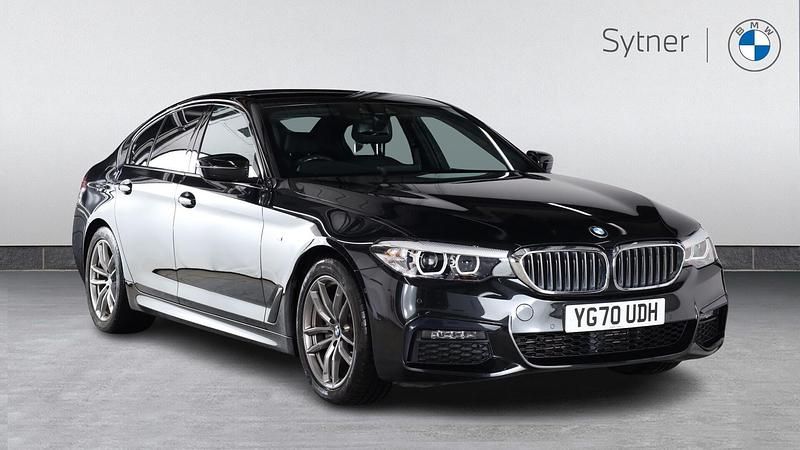 Black Used 2020 BMW 520 M Sport Sedan | £20,000 (Good price) - Image 1/4