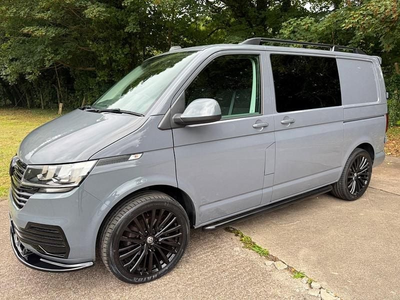 Grey Used 2021 VW T6.1 Black Edition Van | £25,495 (Good price) - Image 1/4