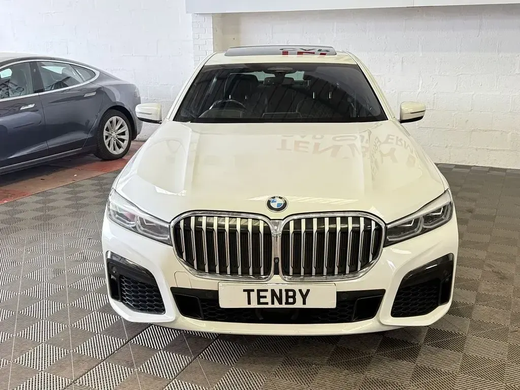 Used BMW 745e M Sport 2019 White Sedan