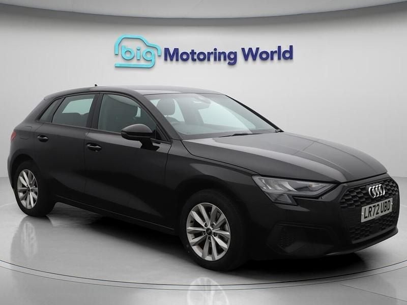 Black Used 2022 Audi A3 Sportback Hatchback | £16,600 (Good price) - Image 1/4