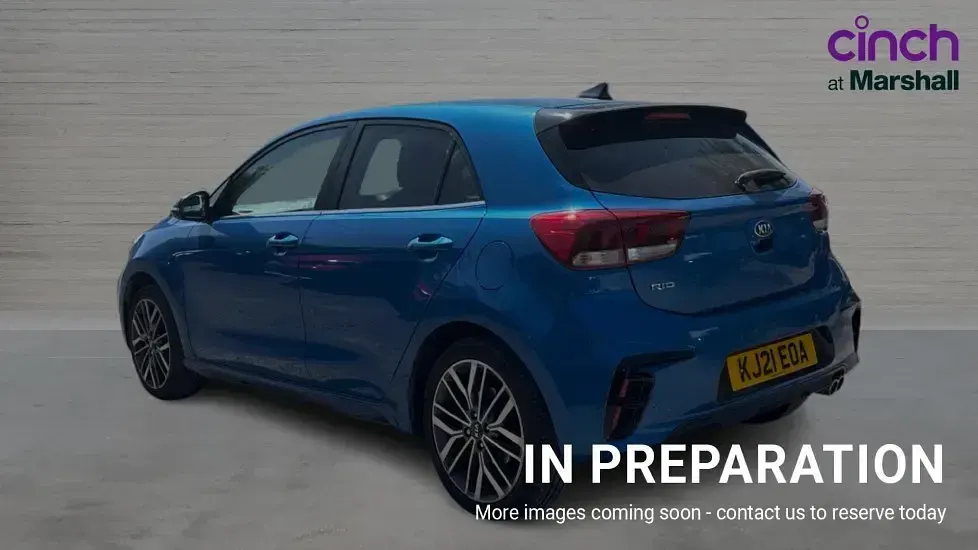 Used Kia Rio GT-Line S 118 HP (86 kW) 2021 Blue Hatchback