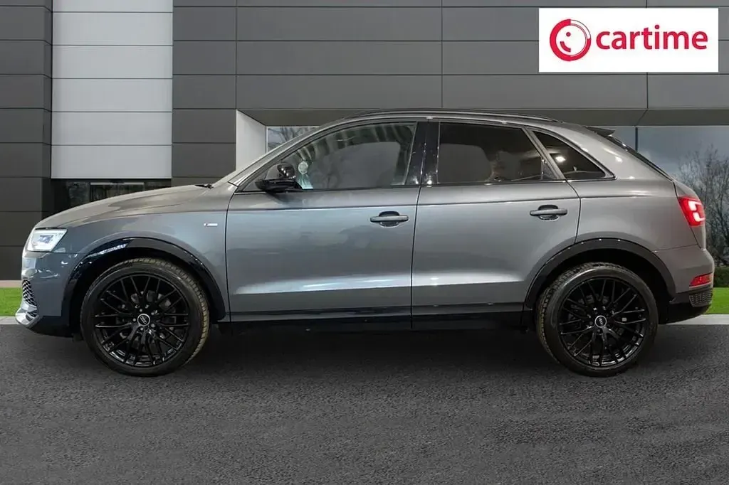 Begagnad Audi Q3 Black Edition 150 HK (110 kW) 2018 Grå SUV