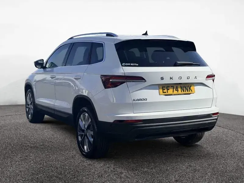 Used Skoda Karoq SE L 150 HP (110 kW) 2024 Moon white metallic SUV
