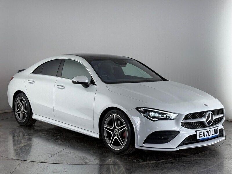 White Used 2020 Mercedes CLA180 AMG line Sedan | £23,600 (Fair price) - Image 1/3