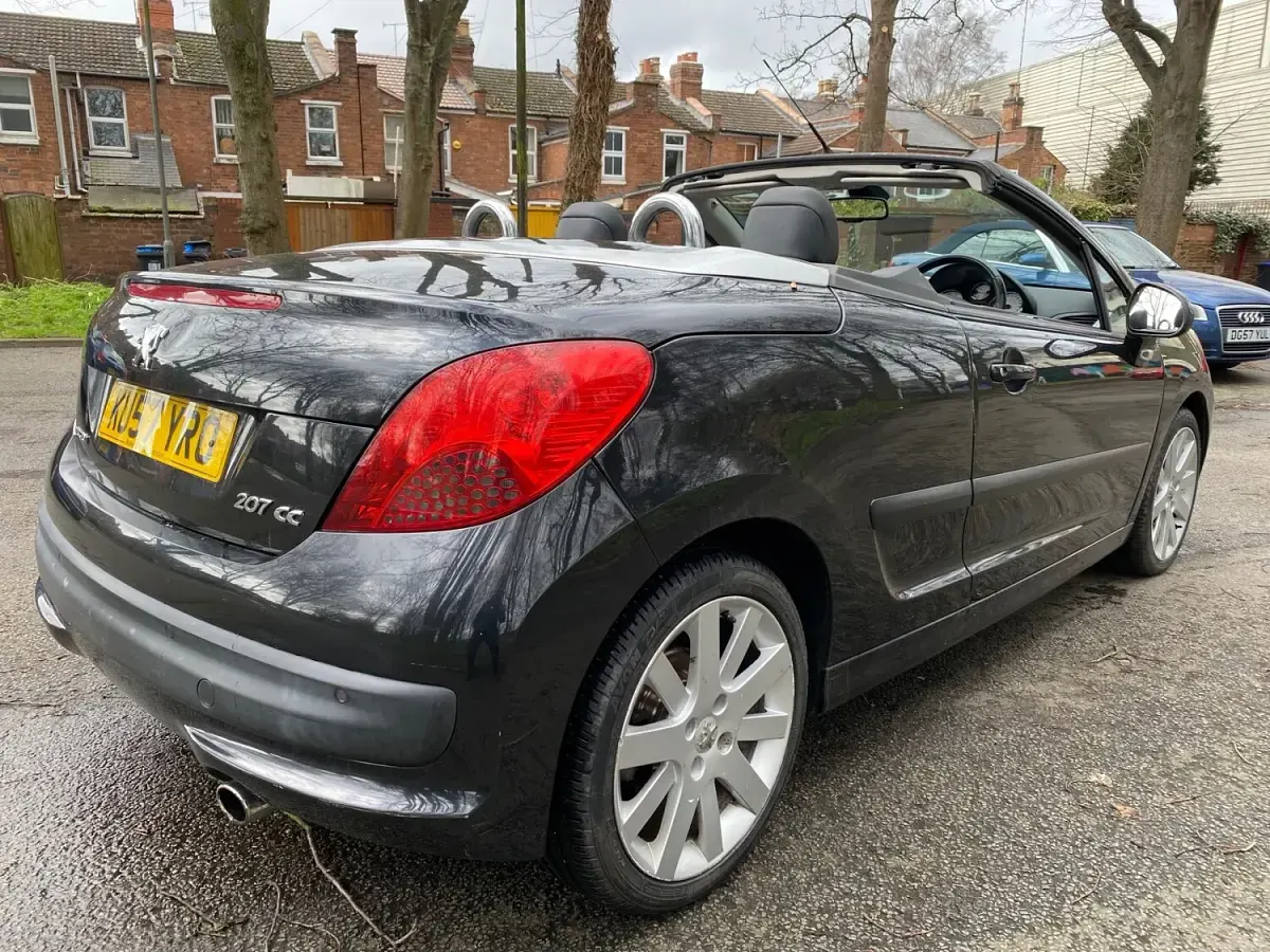 Used Peugeot 207 CC GTi 2007 Black Cabriolet