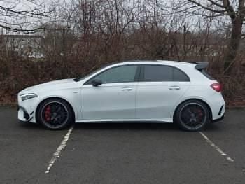 Used Mercedes A45 AMG 421 HP (309 kW) 2023 White Hatchback
