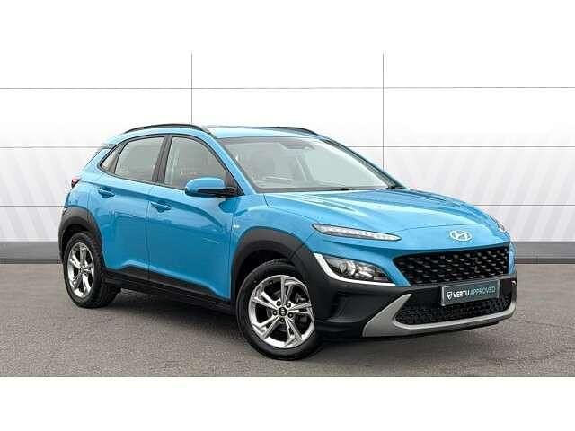 Blue Used 2022 Hyundai Kona SE SUV | £13,543 (Good price) - Image 1/4