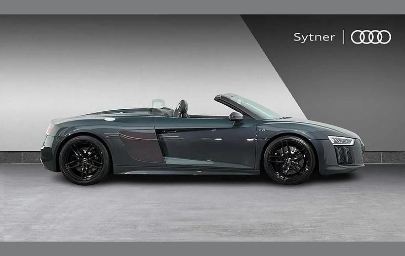 Used Audi R8 Spyder Advanced 532 HP (391 kW) 2017 Green Cabriolet