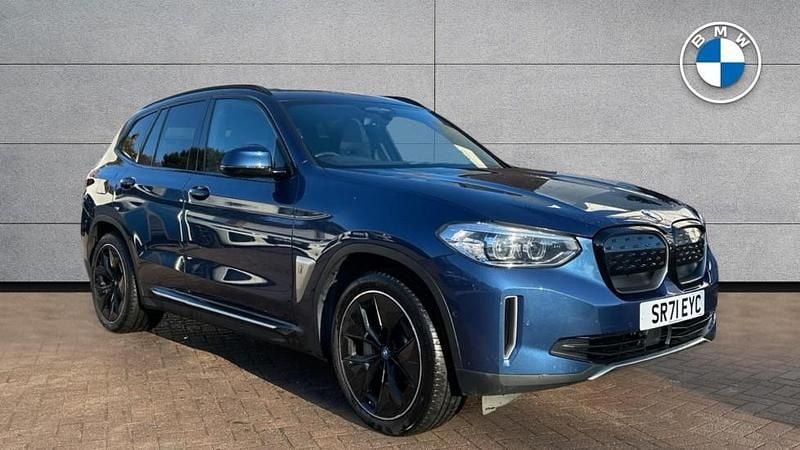 Blue Used 2021 BMW iX3 Shadowline SUV | £23,589 (Good price) - Image 1/4