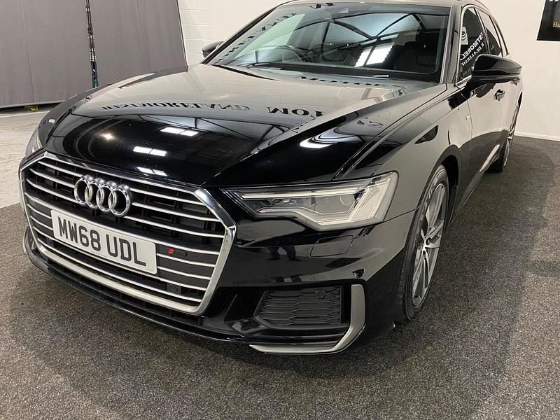 Used Audi A6 S-Line 204 HP (150 kW) 2018 Black Estate