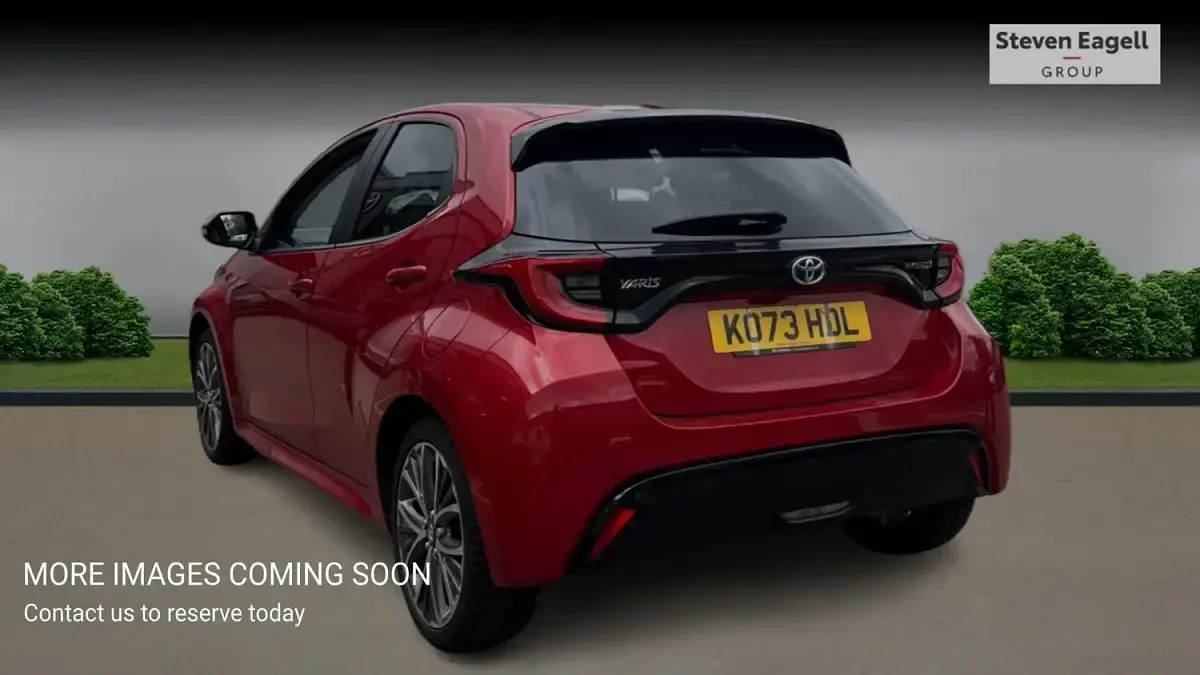 Used Toyota Yaris Hybrid 2024 Red Hatchback