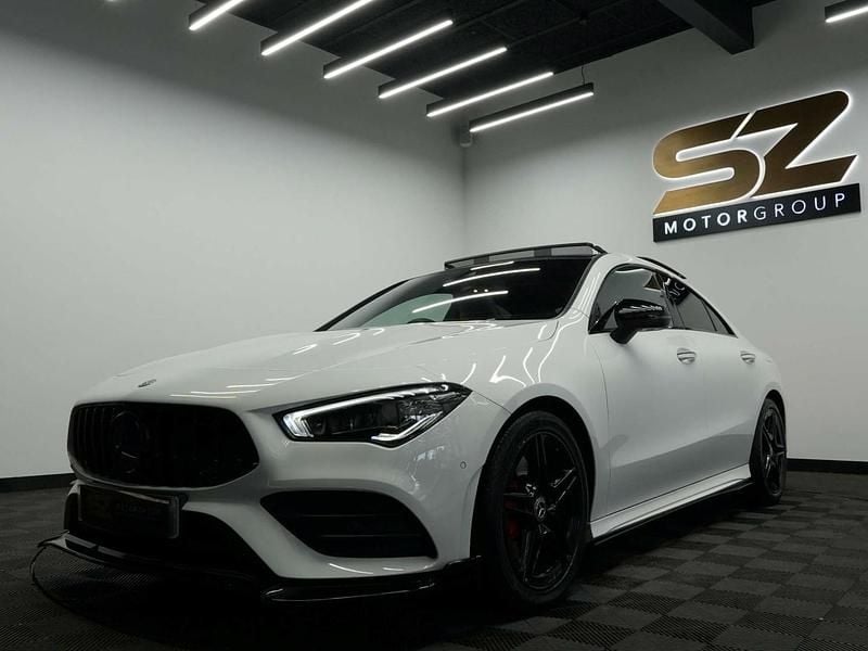 Used Mercedes CLA250 AMG line 2020 White Sedan