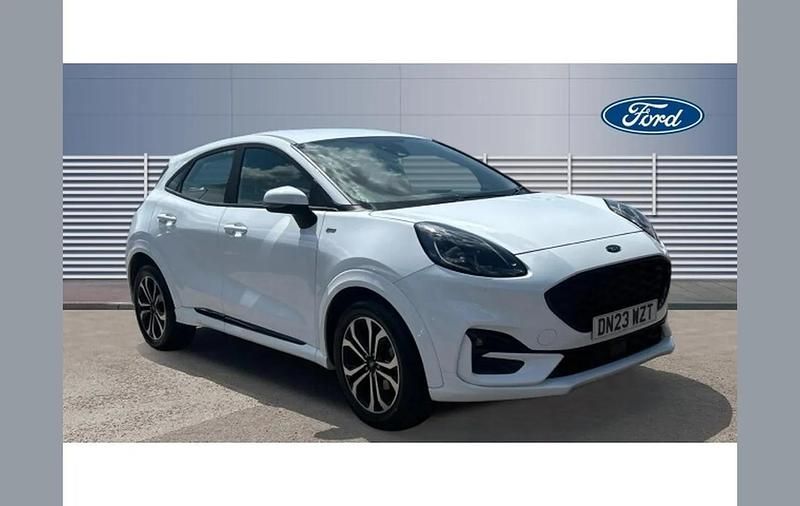 White Used 2023 Ford Puma Gen-E ST-Line SUV | £15,916 (Fair price) - Image 1/4