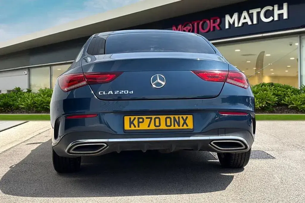 Used Mercedes CLA220 AMG line 2020 Blue Coupe